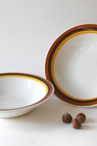 Rörstrand Sweden. Two FOKUS Bowls. Soup/pasta plates. Carl-Harry Stålhane. Plates in exellent Condition