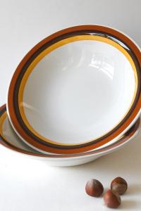 Rörstrand Sweden. Two FOKUS Bowls. Soup/pasta plates. Carl-Harry Stålhane. Plates in exellent Condition