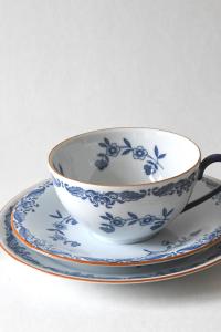 Rörstrand OSTINDIA. Swedish EAST INDIES Teatrio. Large TeaCup. Cup, Saucer and Plate