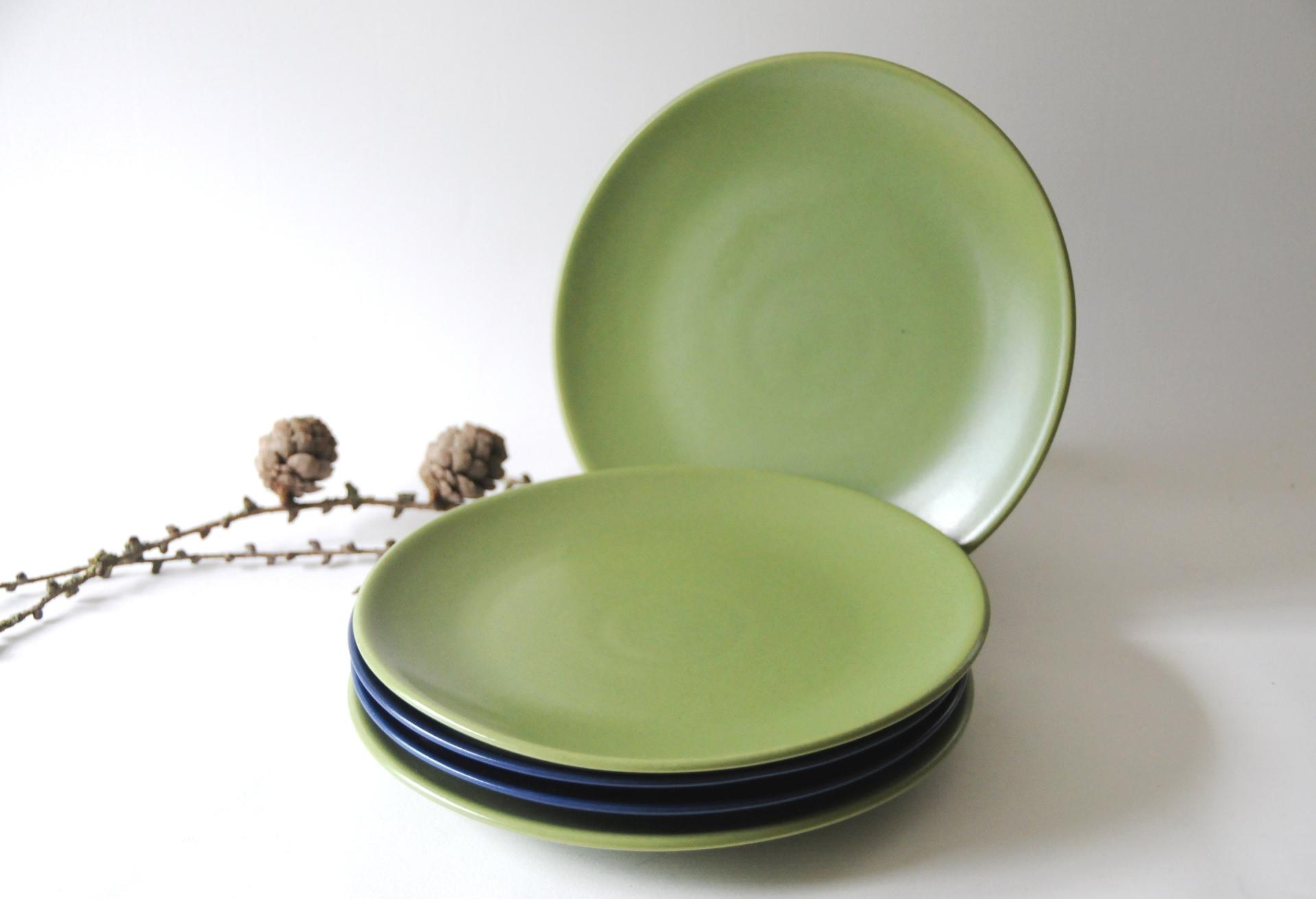 Höganäs Lunch Plates. Swedish Design by Marie-Louise Hellgren. Scandinavian Modern with Color Variations 